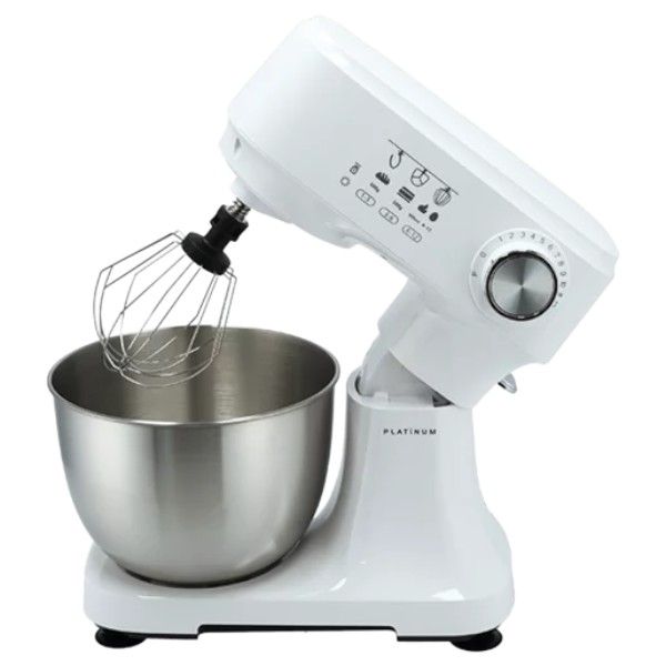 Platinum 600W Stand Mixer with 3.5L Bowl - Multi-Speed Sleek, Modern Design