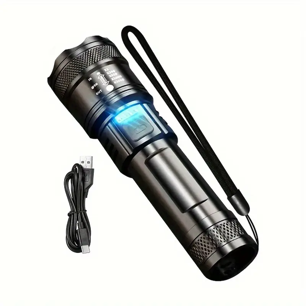 Rechargeable Strong Light Long Range Outdoor Flashlight