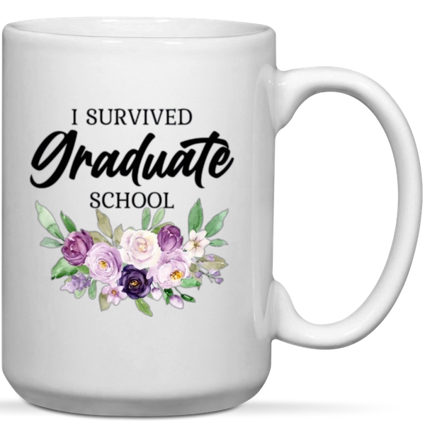 I Survived Graduate School Degree Graduation Gift Keyring