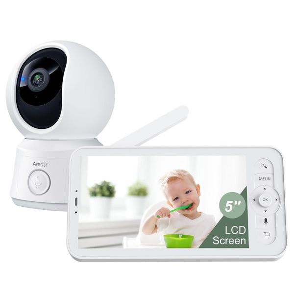 ARENTI SMART WI-FI 5" Video Baby Monitor - Al NANNY SERIES | Night Vision