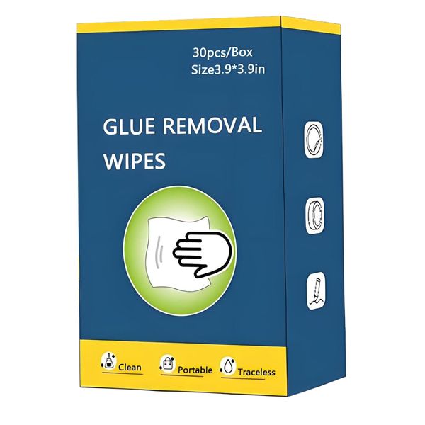 Tool Home Strong Adhesive/Glue Removal Wet Cleaning Wipes 30 Piece - 10cm