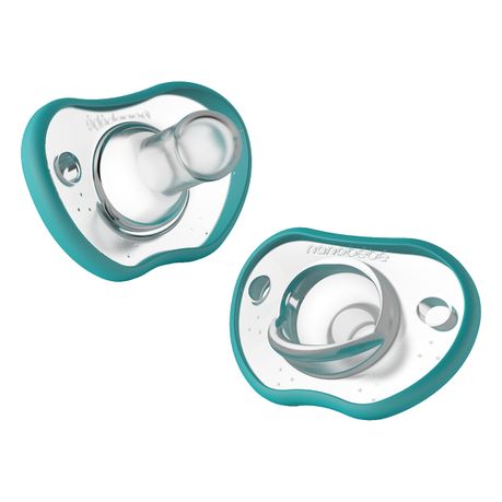 Nanobébé Flexy Pacifier Twin Pack Teal 0-3m | Shop Today. Get it Tomorrow! | takealot.com