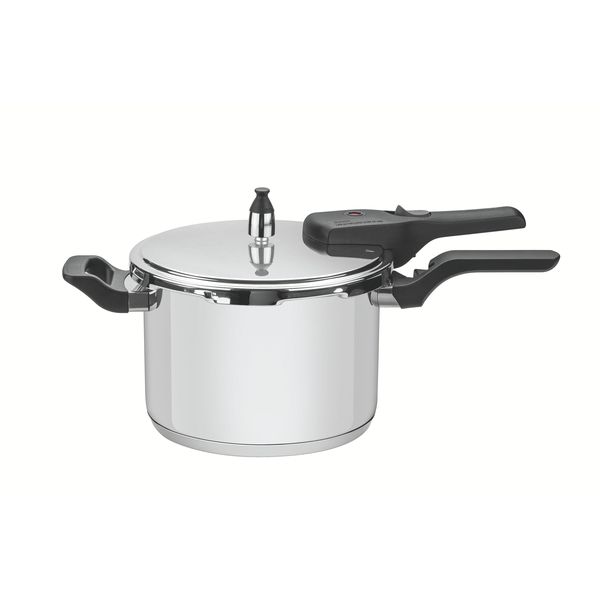 Tramontina -Tri-ply Base Brava Stainless Steel Pressure Cooker - 22cm - 6L