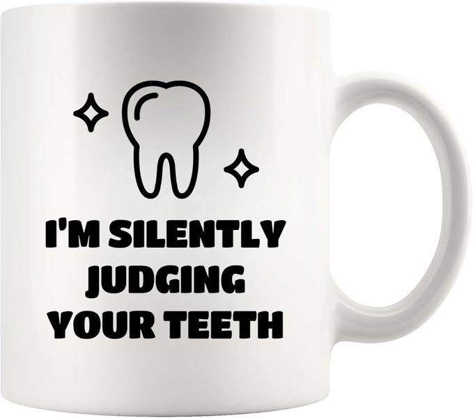 Silently judging-Father's day-Mother's day-Valentines-Christmas Mug
