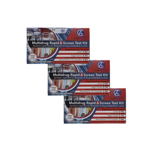 6 Multi Panel Drug Test Kit image