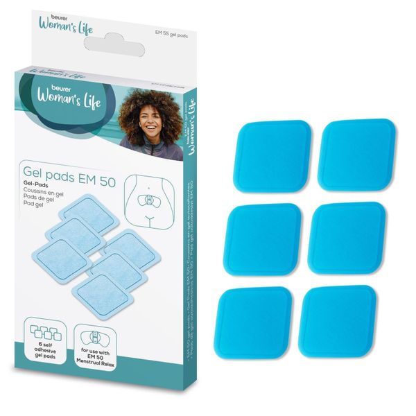 Beurer Germany Replacement Adhesive Gel Pad Set for EM 50 Menstrual Relax