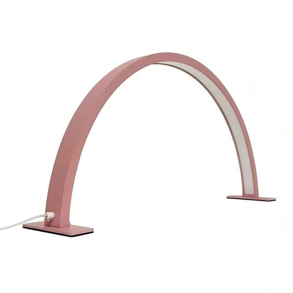 Half Moon Pink Beauty Lamp Professional Salon Makeup And Eyelash Lighting