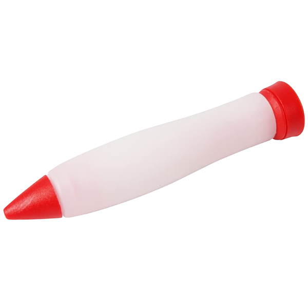 Silicone Precision Dessert Decorating Pen - Red and White