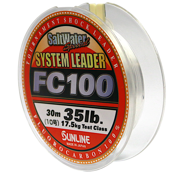 Sunline System Leader FC100 Fluorocarbon 30m (35Lb) (Clear)