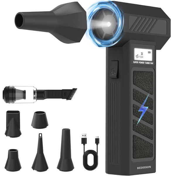 130000 RPM Air Duster Turbo Air Fan Blower/Handheld Cleaner &amp; Air Duster