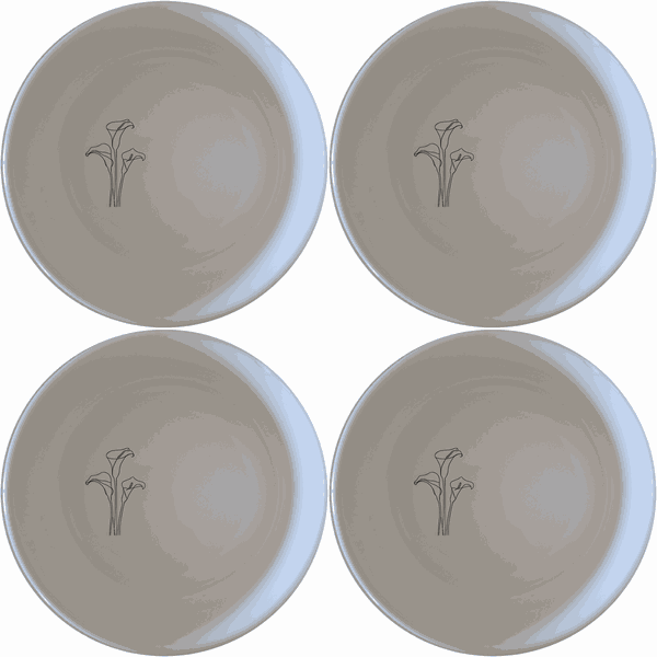Arum Lilies Bowl Set of 4 - Range 4