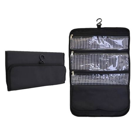 Hanging Toiletry Bag - Foldable - 3 Compartments & Hook - Water-Resistant, Shop Today. Get it Tomorrow!