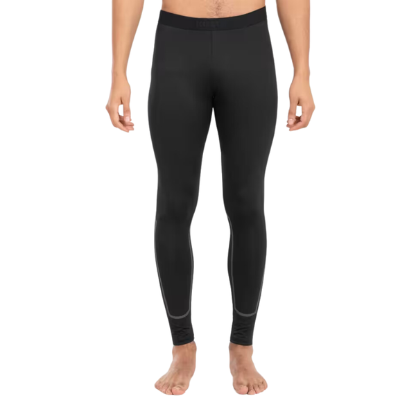Kipsta Adult Thermal Tights Keepcomfort 100 - Black