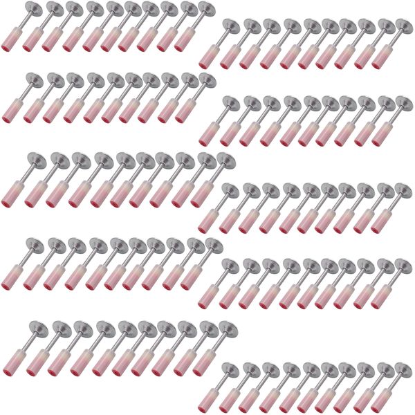 100 Fire Nails For Use With Ceiling, Concrete, Metal Pop Nail Gun
