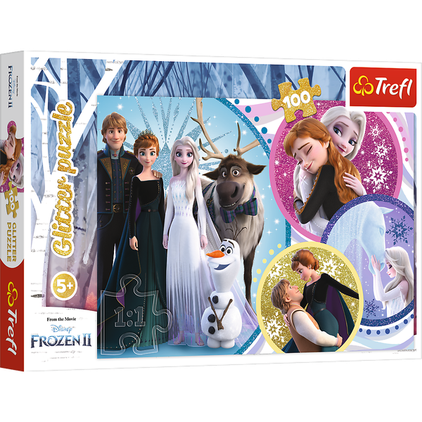Trefl Puzzles 100 Glitter in the glow