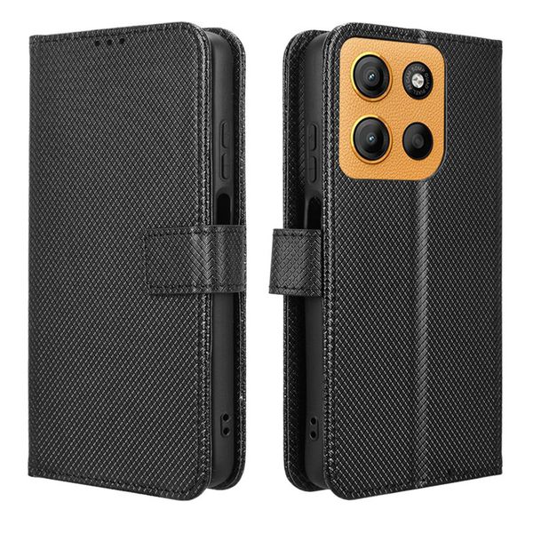 Flip Cases For Motorola G15 Magnetic Buckle Shockproof Wallet Cover
