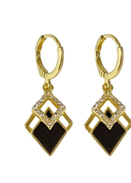 Trendy Lightweight Diamond Shaped Fashionable Earrings For Women