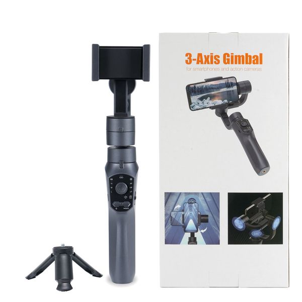 F10Plus Gimbal Stabilizer , Portable Foldable 3 Axi Auto Face Tracking