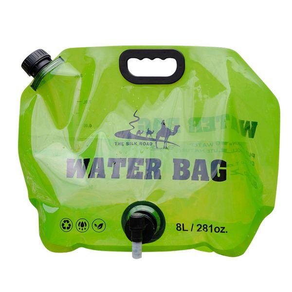 Reusable Outdoor Collapsible Water Bag 8L for Camping