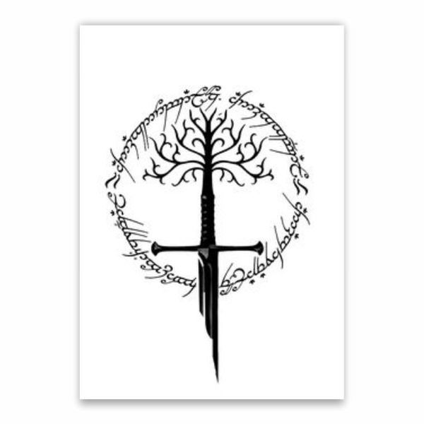 Lord Of the Rings Symbolism Poster - A1