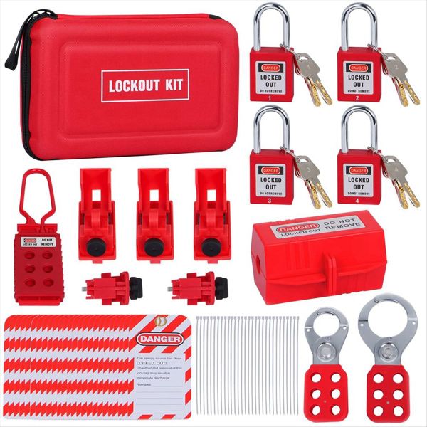 Locking Tag Kit Hasps Clamps and Multi-Pole Compatible with Universal