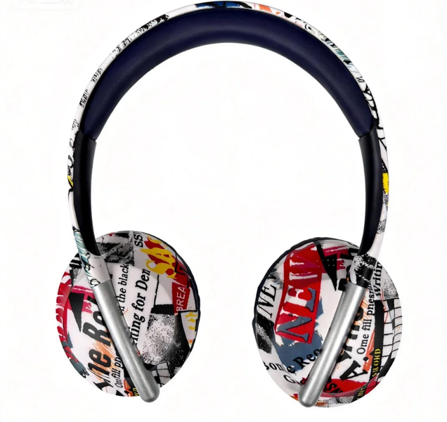 Fashion Hit P7233 Painted Over-Ear Bluetooth Headphones