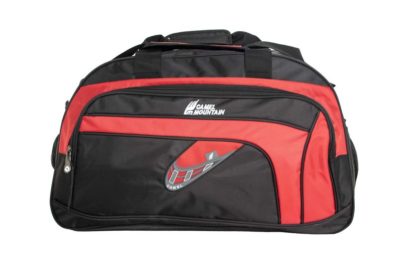 Sport Or Traveling Duffel Bag (Black/Red) 26 Inc image