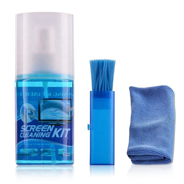 Refreshing Large LCD Cleaner For Crystal-Clear Screens With Soft Brush