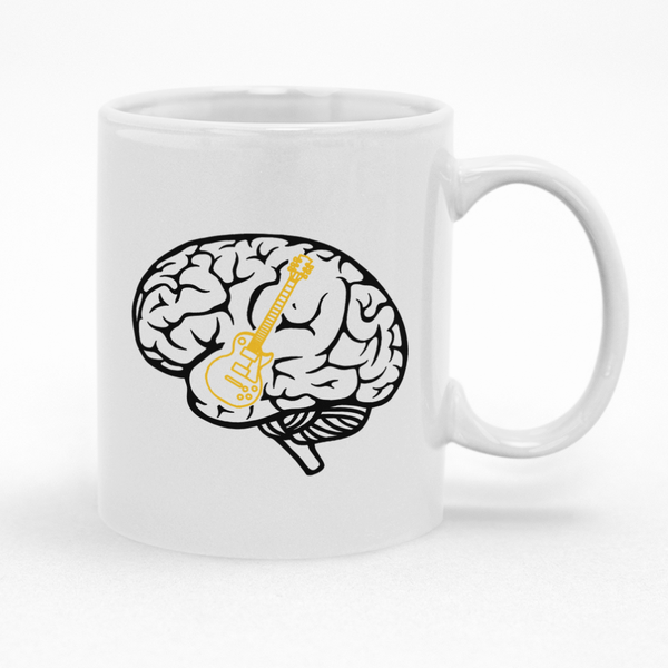 Guitar Mind Coffee Cup Mug - Music Themed Gift