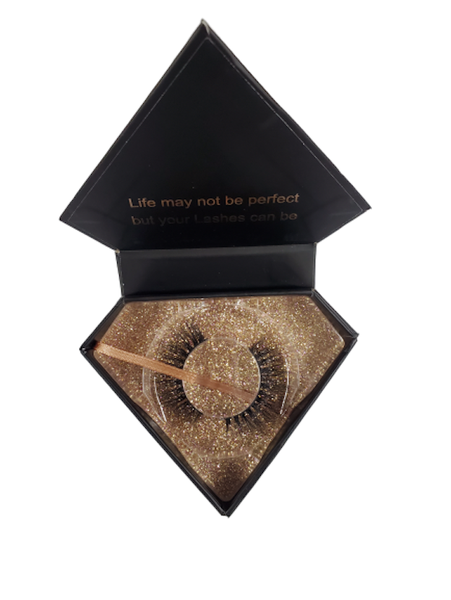 Stylish High Quality Glue On 3D Mink Eyelashes First Date Design