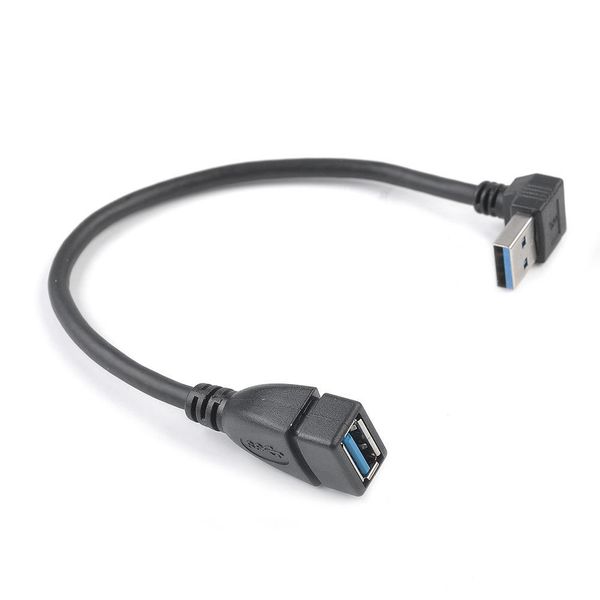 Usb 3 0 Angle 90 Degree Extension Cable Male To Female Adapter Left
