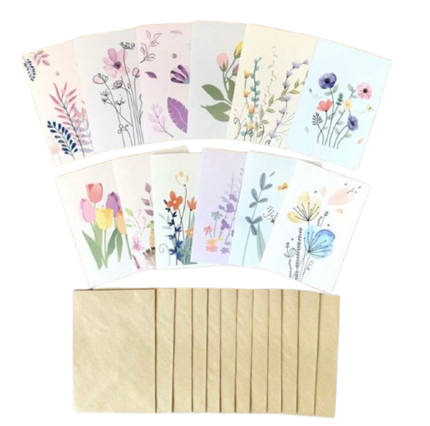 Greeting Cards Floret Design Small