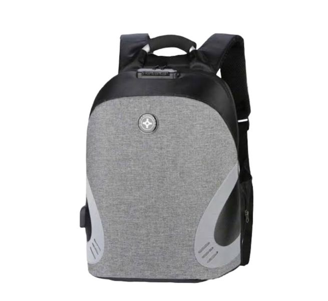 Anti-theft Laptop Backpack Waterproof Racksack with USB Black