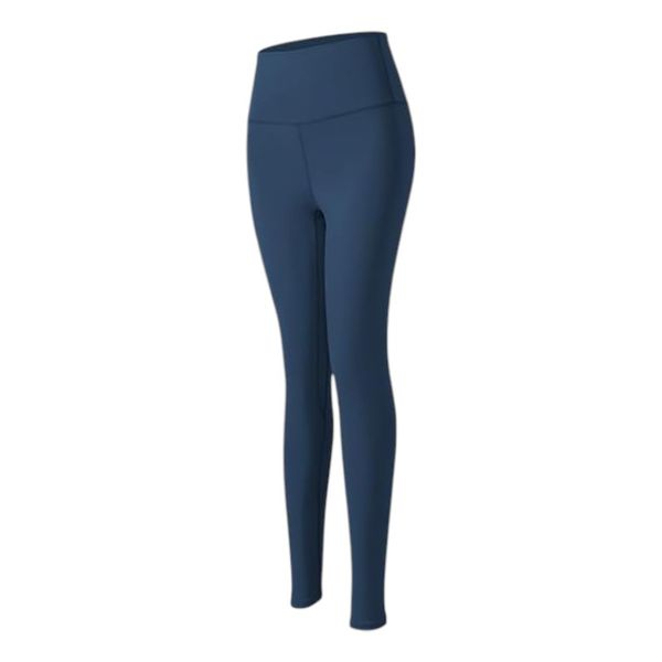 Women's High Elastic Yoga Pants - Navy Blue