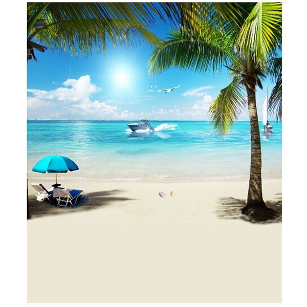 3x5Ft Summer Seaside Beach Photography Background Vinyl
