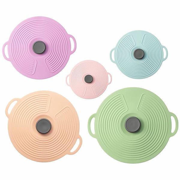 Kitchen Silicone Fresh-keeping Cover 5 Pieces Set