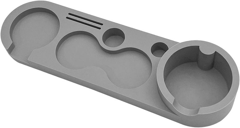 Silicone Espresso Tamper Stand and Coffee Station Tray
