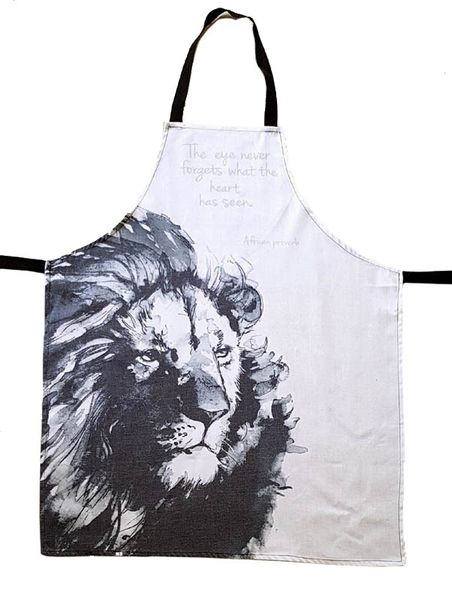Lion Head Animal Apron 80x66cm