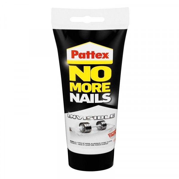 Pattex No More Nails Tube - 200 Grams - Invisible