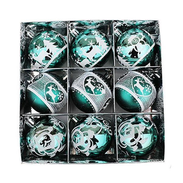 9Pcs Christmas Balls Christmas Tree Decor Hanging for Home Decor New Year P