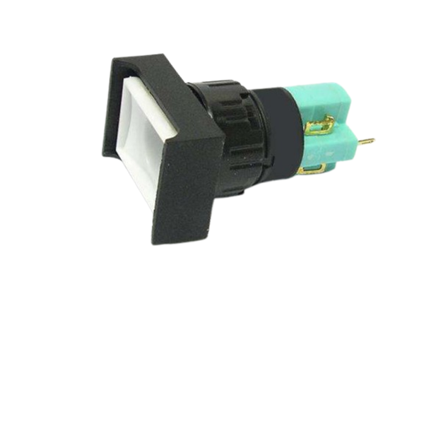 P1824M1S Rectangular Illuminated Momentary Push Button Switch IP40 1P