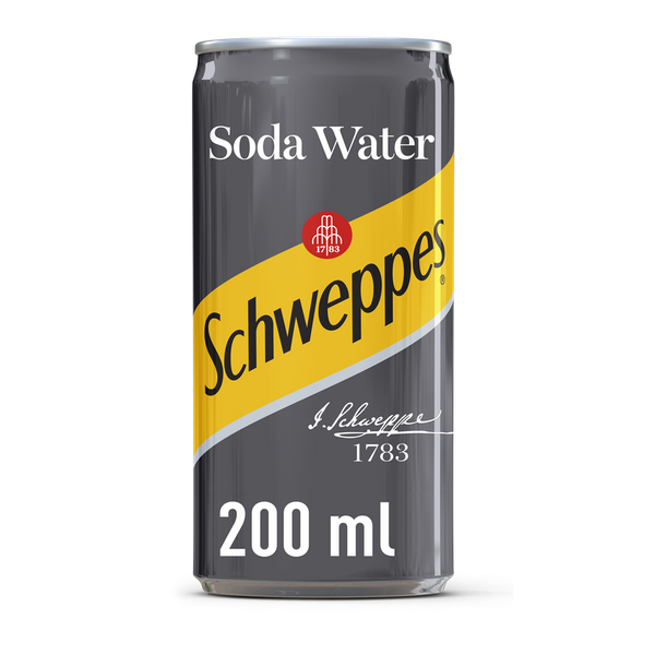 Schweppes - Soda Water - 24 x 200ml