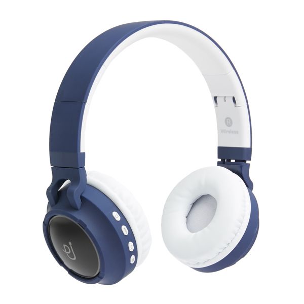 PowerUp Two Tone Bluetooth Headset - Navy &amp; White