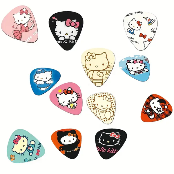 Cute Kitty Kawai Culture Guitar Picks - For Guitar, Bass &amp; Ukulele