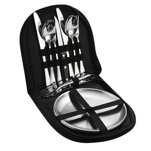 10-Piece Stainless Steel Outdoor Dining Essentials Cutlery Set DC-264