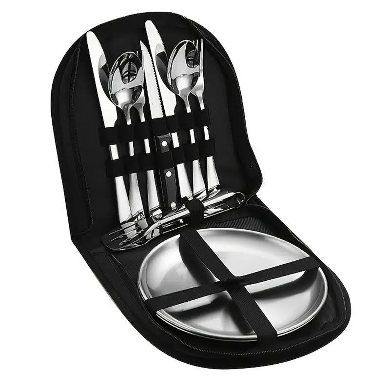 10Piece Stainless Steel Outdoor Dining Essentials Cutlery Set DC264