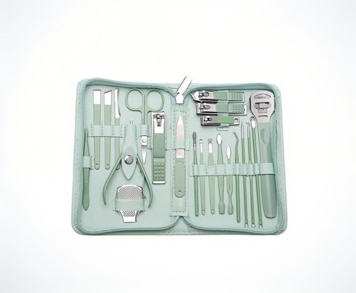Nail Clipper Set: Home Manicure &amp; Pedicure Tool Kit, Professional Nail Scis