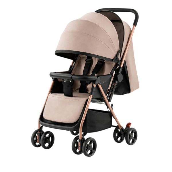 Premium Foldable Travel Baby Stroller with Sun Canopy &amp; Storage