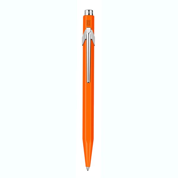 Caran D'Ache 849 FLUO ORANGE ballpoint pen, FLUO COLOURS COLLECTION, single
