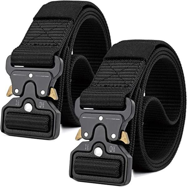 Kaths Heavy Duty Multi-Function Tactical Military belts - 2 Piece